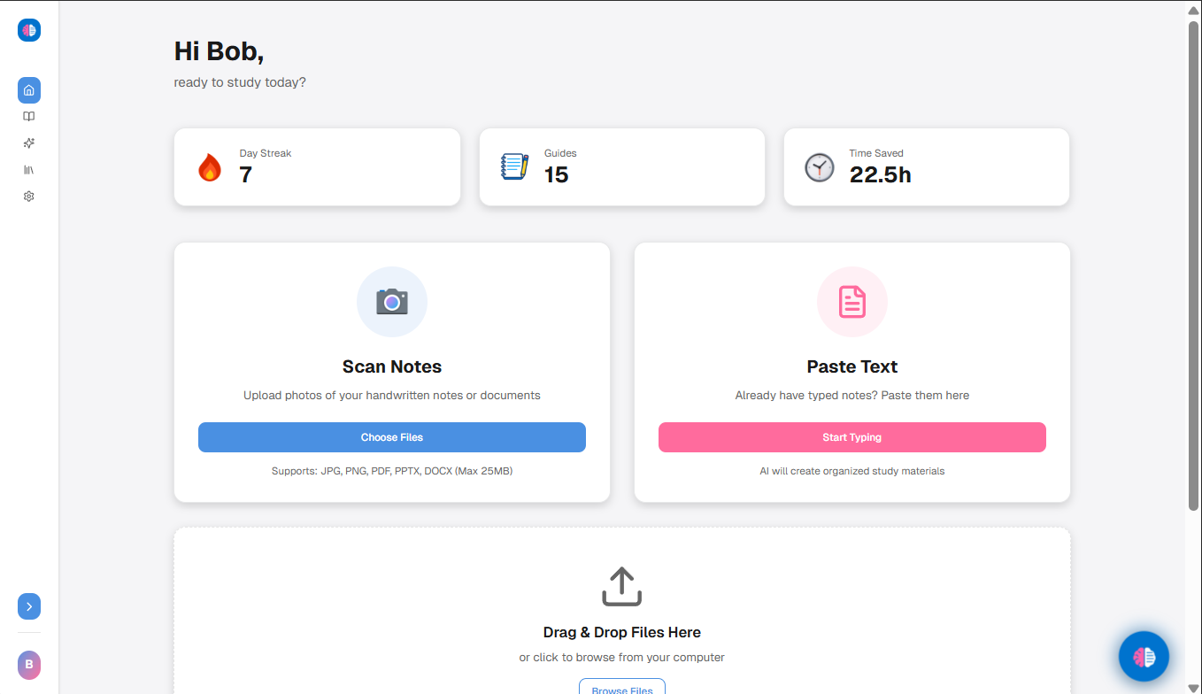 Norsha Notes Dashboard